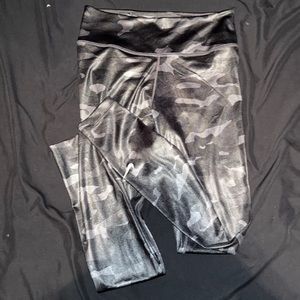 Black metallic Nike Camo Dri- Fit Leggings